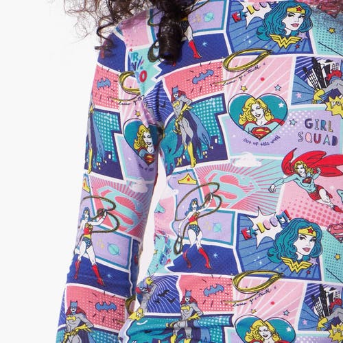 Bellabu Bear Kids' Justice Heroines Set Of 2 Piece Pajamas In Justice Heroines
