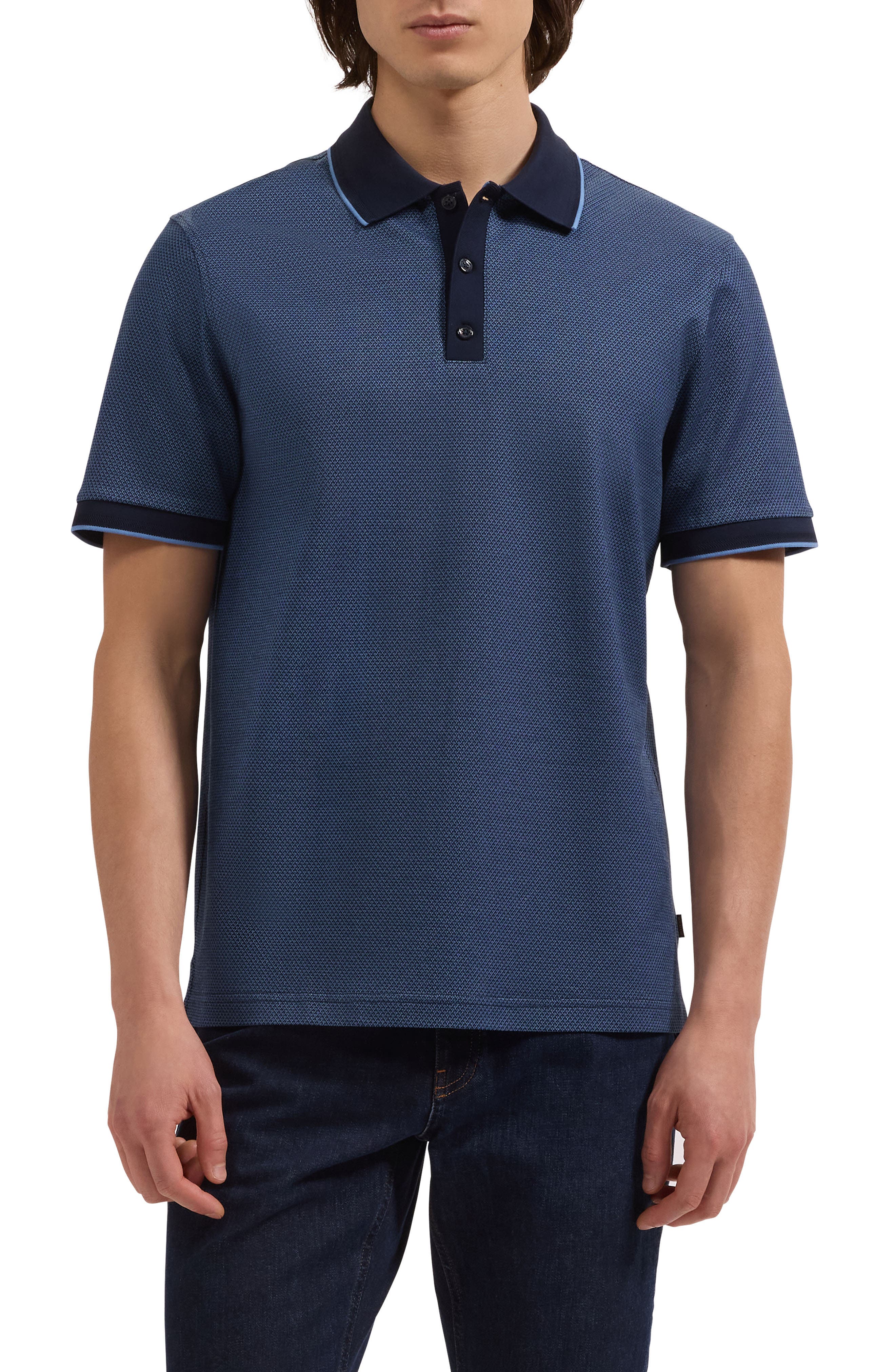 Three Button Cotton Polo - image 3