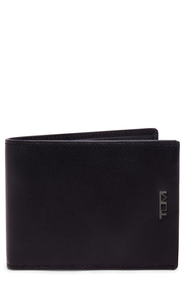 TUMI Leather Bifold Wallet, Main, color,
