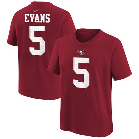 Youth Nike Mike Evans Scarlet San Francisco 49ers Name & Number T-Shirt