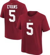 Nike Youth Nike Mike Evans Scarlet San Francisco 49ers Name & Number T-Shirt