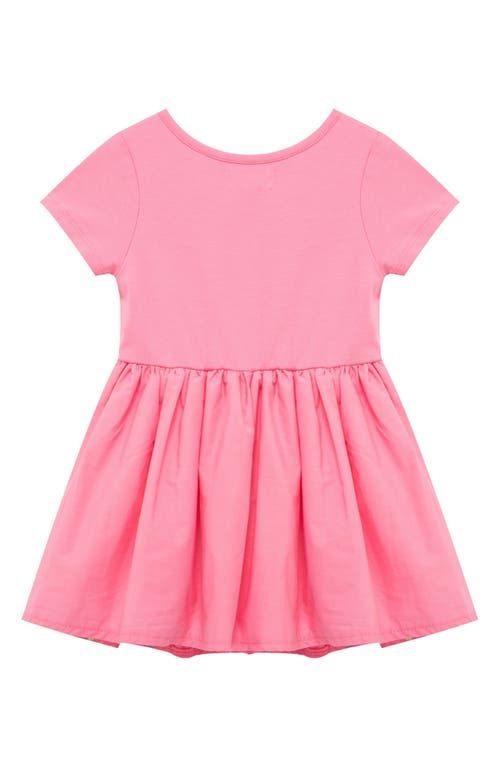 Peek Essentials Flower Vines Fit & Flare Dress In Lilac