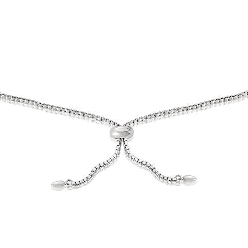 Hello Kitty Authentic Pave Face Lariat Bracelet In Metallic