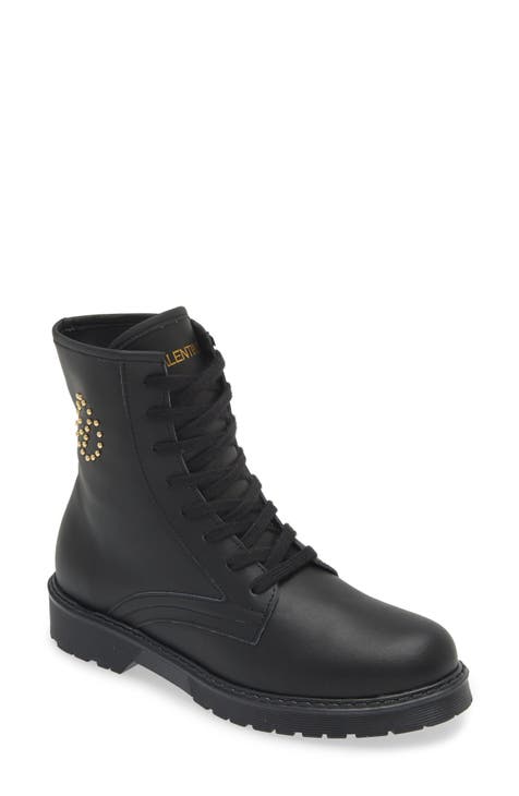 Marti Leather Combat Boot (Women)