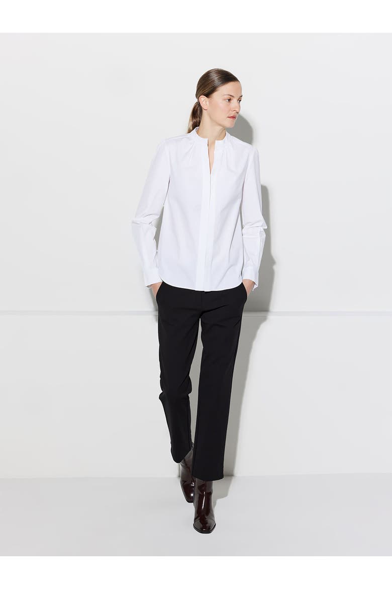Olympia LONGSLEEVE Longsleeve Poplin Top, Alternate, color, White