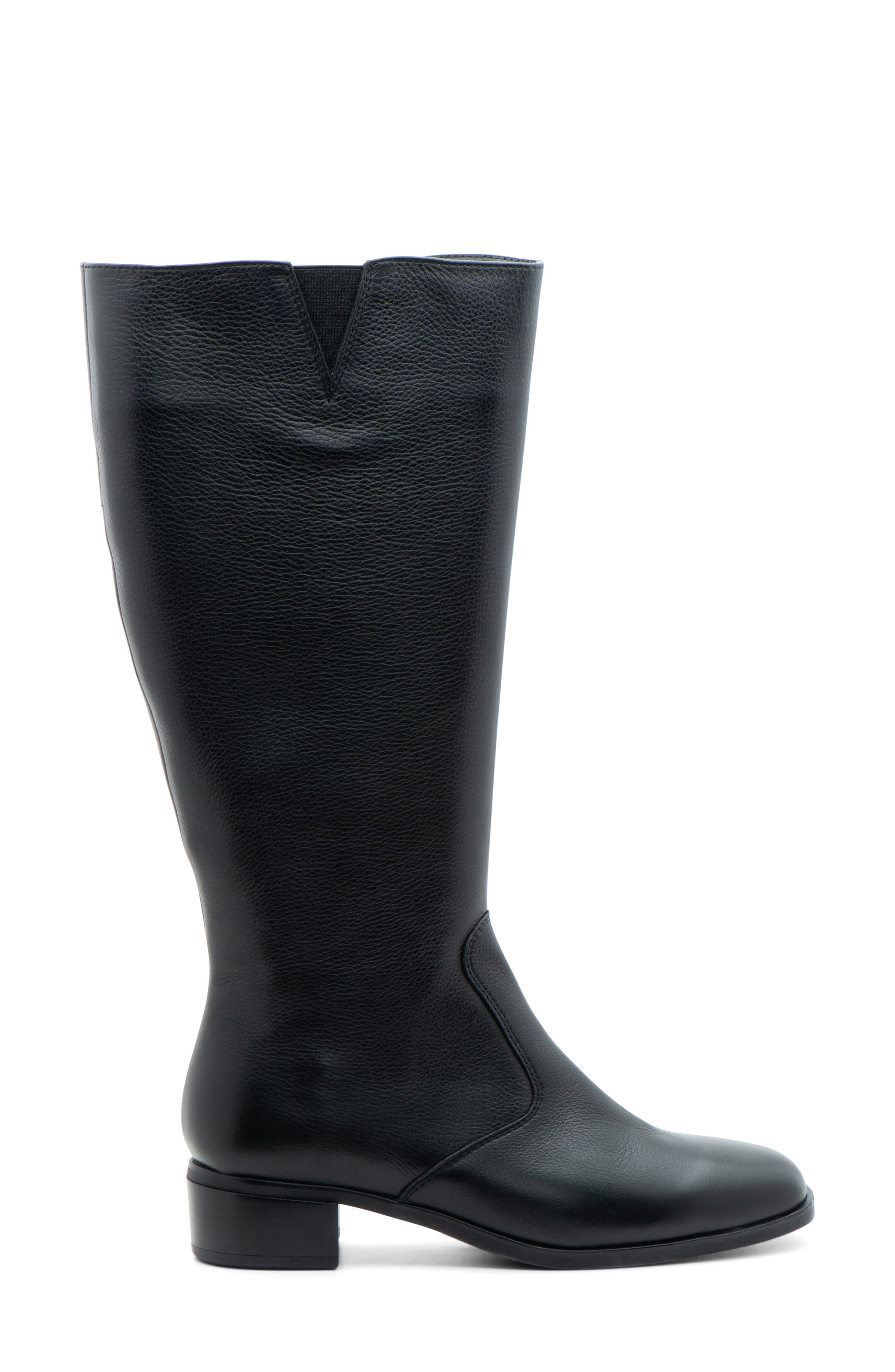 ara Grantham Riding Boot, Alternate, color, Black