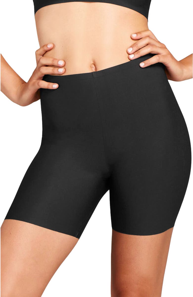 Siella No-Show Bike Short, Main, color, Black