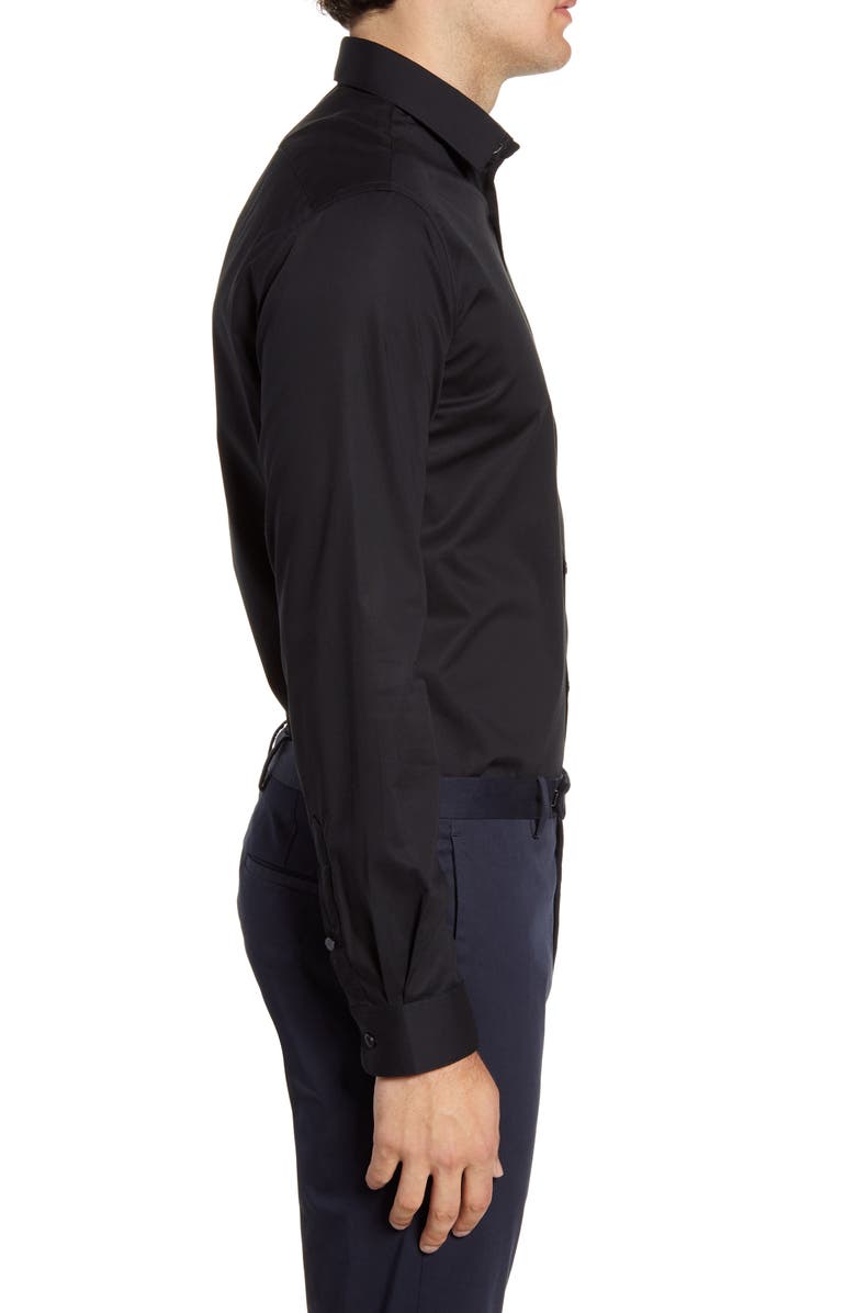 John Varvatos Star USA Slim Fit Solid Dress Shirt, Alternate, color,