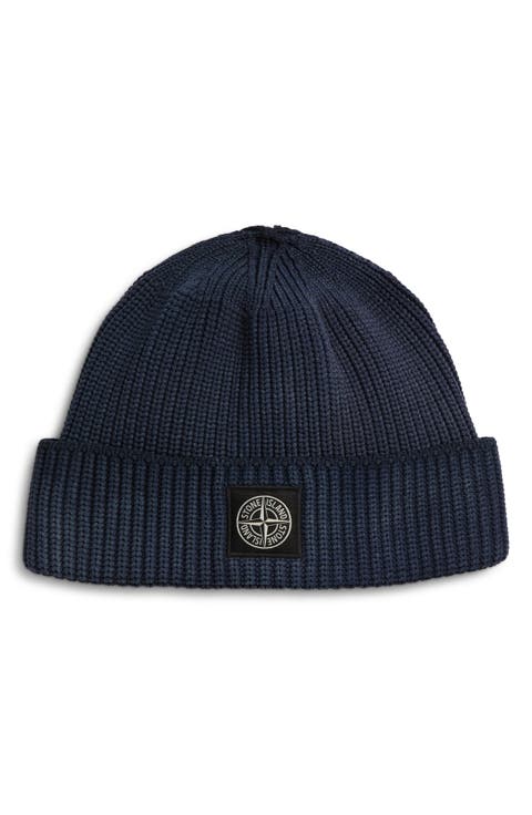 Compass Logo Patch Rib Beanie