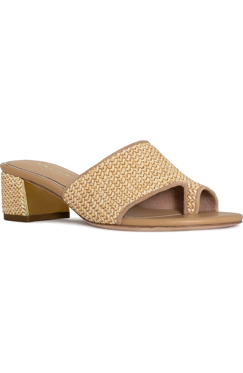 Donald Pliner Block Heel Toe Loop Sandal, Main, color,