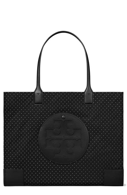 Tory Burch Ella Print Tote In Polka Dot