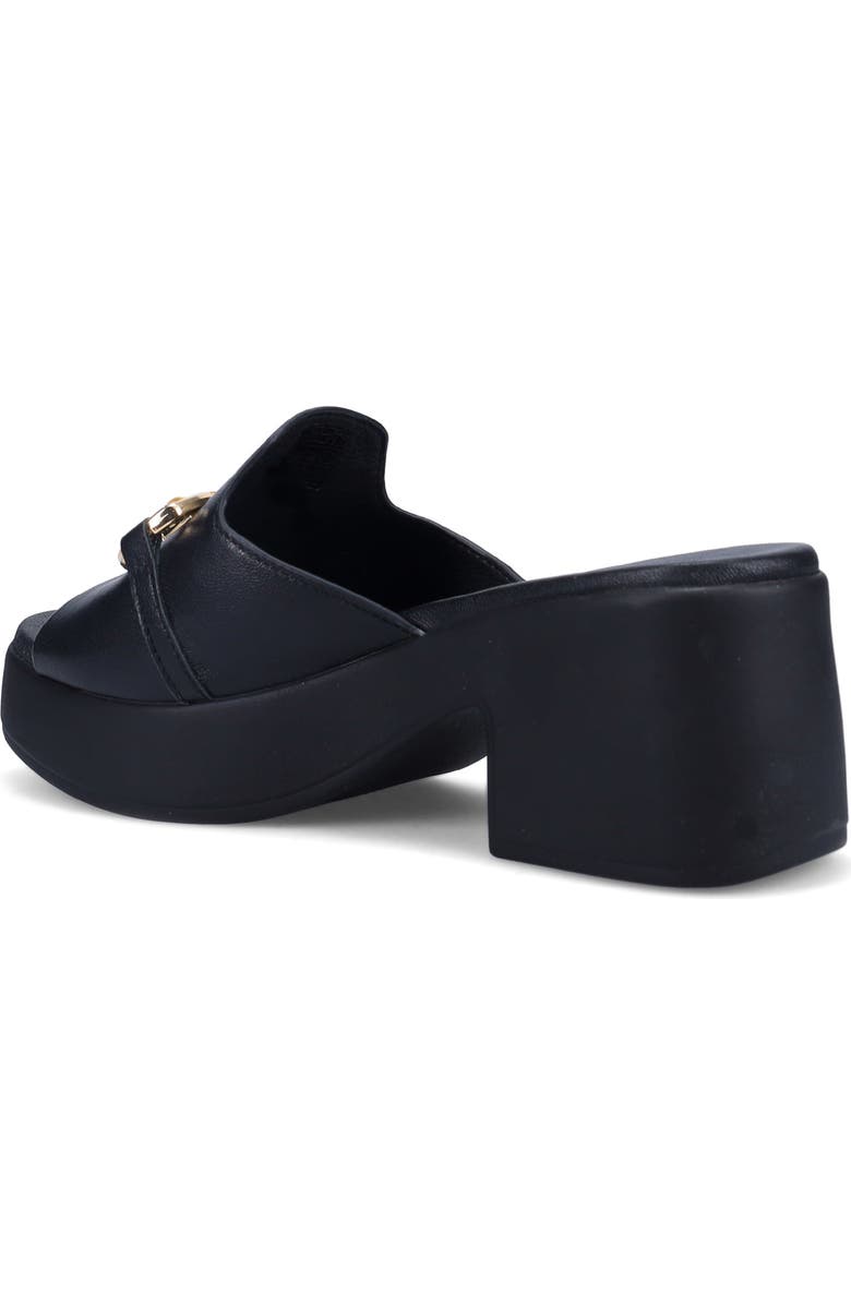 Ron White Gwyna Platform Slide Sandal, Alternate, color, Onyx