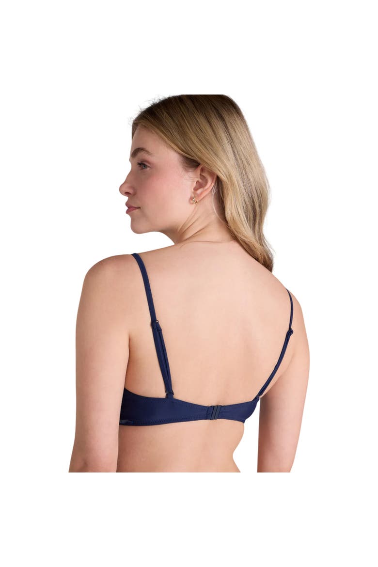 Docks Plain Bandeau Bikini Top, Alternate, color, Dark Blue