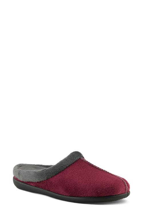 Flexus By Spring Step Aushana Faux Fur Mule Slipper In Multi