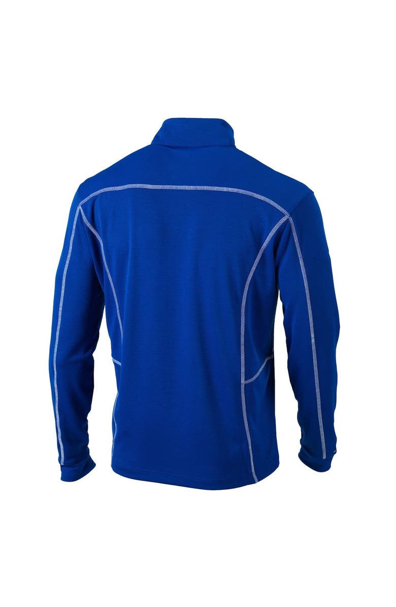 Columbia Men's Columbia Blue Oklahoma City Thunder Omni-Wick Shotgun Quarter-Zip Pullover Jacket, Alternate, color, 