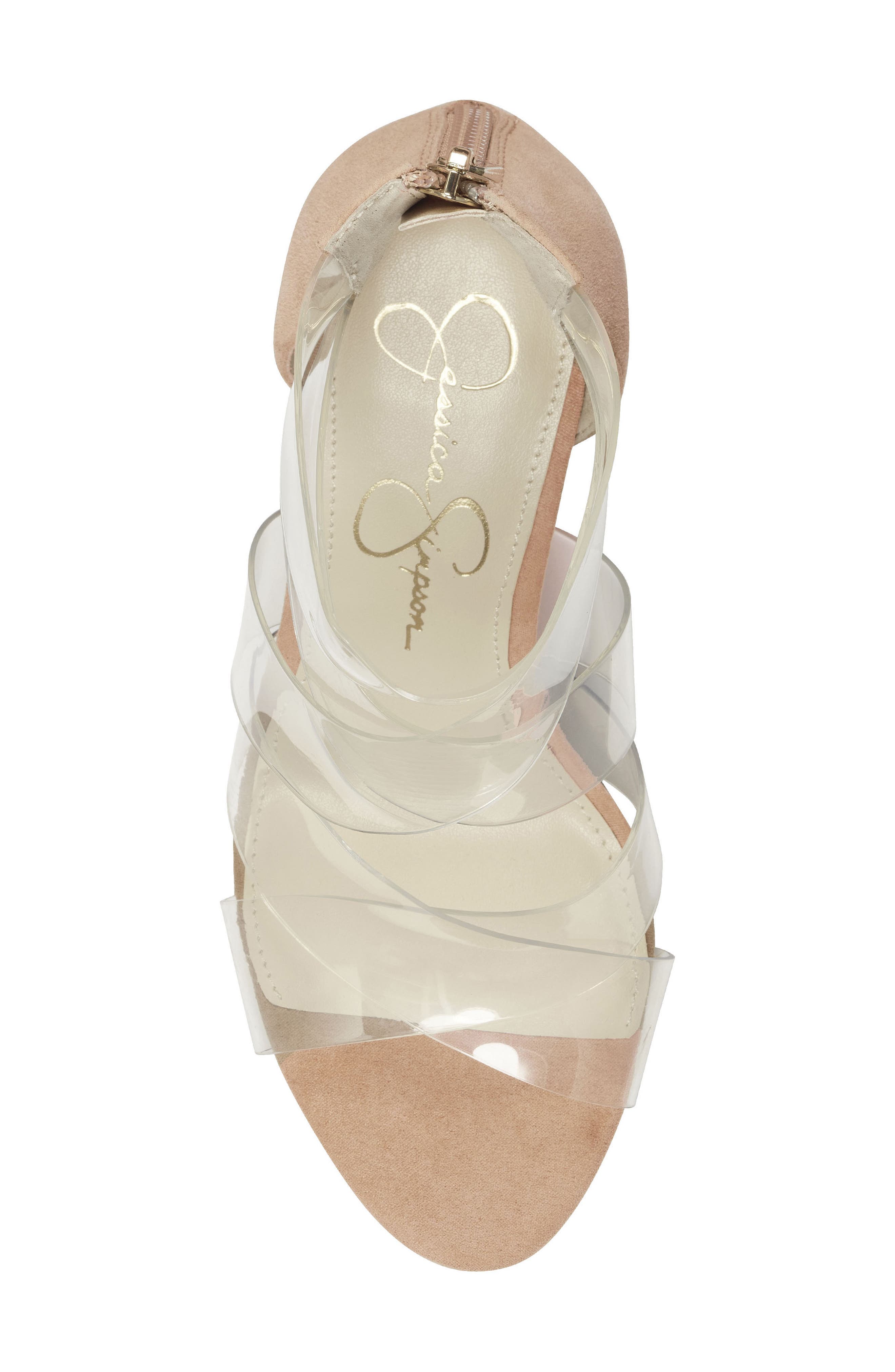 Jessica Simpson Dysti Clear Sandal, Alternate, color, 