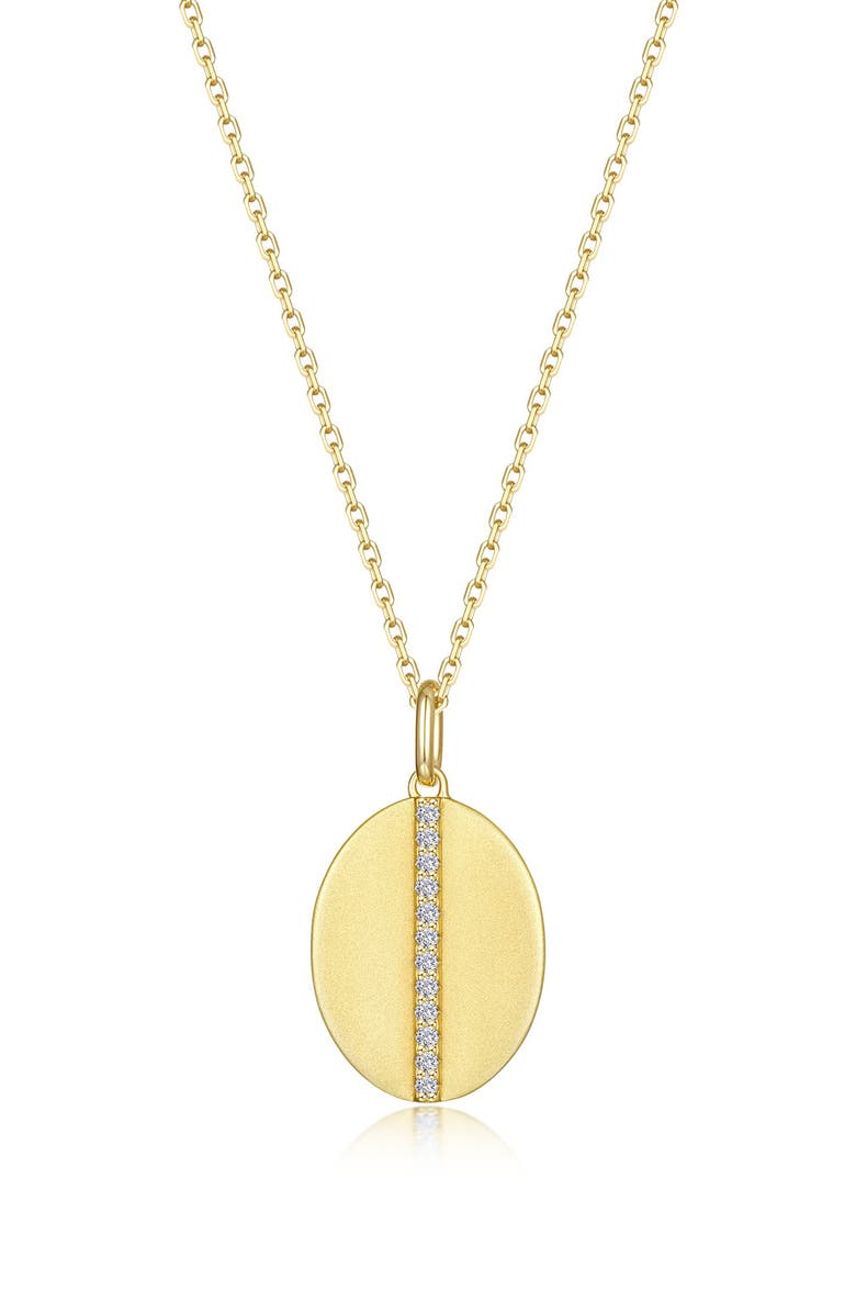Lafonn Cowrie Simulated Diamond Shell Pendant Necklace, Main, color,