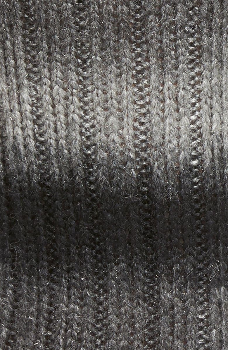 Hue Ombré Stripe Crew Socks, Alternate, color,