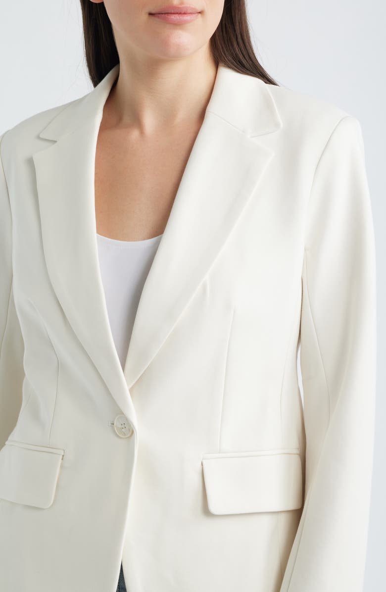 SPANX<sup>®</sup> Stretch Ponte Blazer, Alternate, color, Ivory