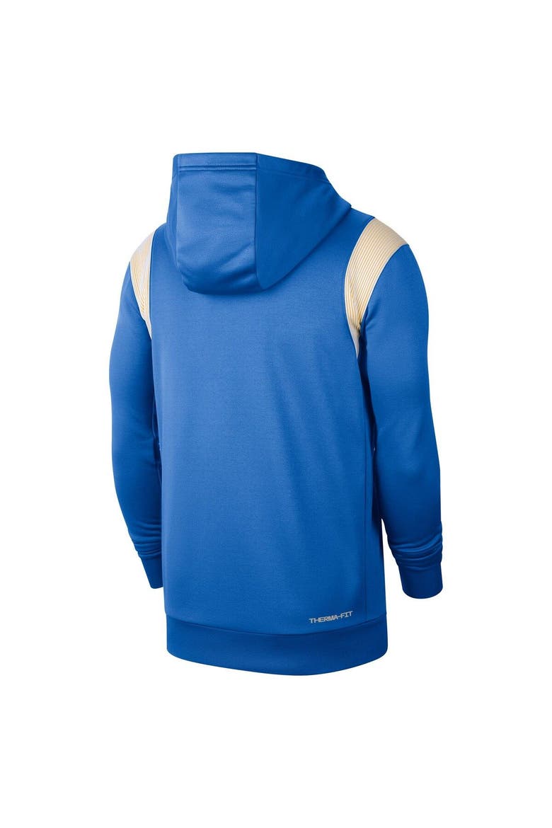 Men's Nike Blue UCLA Bruins 2022 Game Day Sideline Performance Pullover Hoodie, Alternate, color, Blue