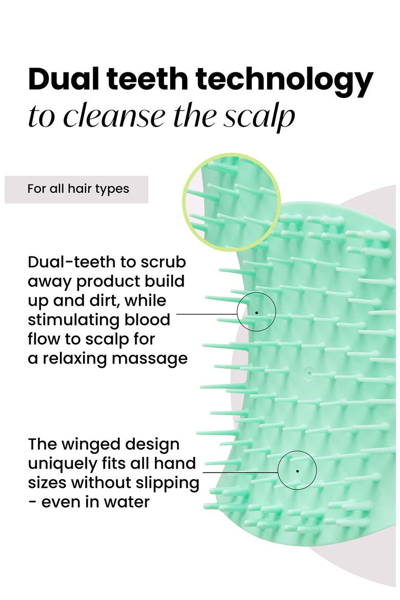 The Scalp Exfoliator & Massager Brush, Alternate, color, MINT