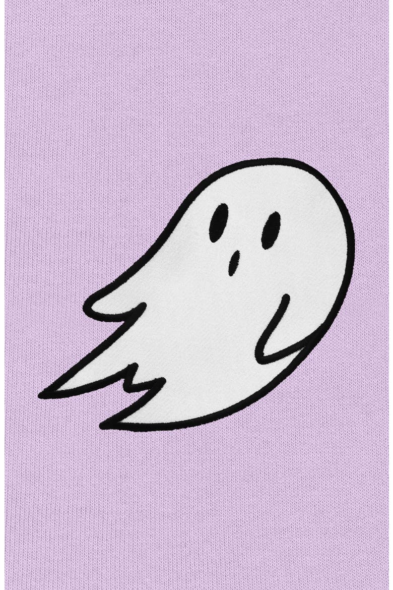 Giant Ghost Fleece Hoodie, Alternate, color, Orchid