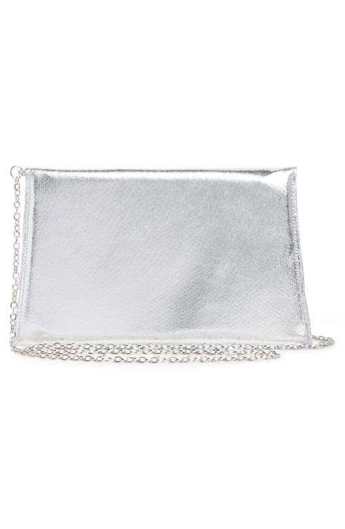 Urban Expressions Handbags Envelope Clutch In Silver