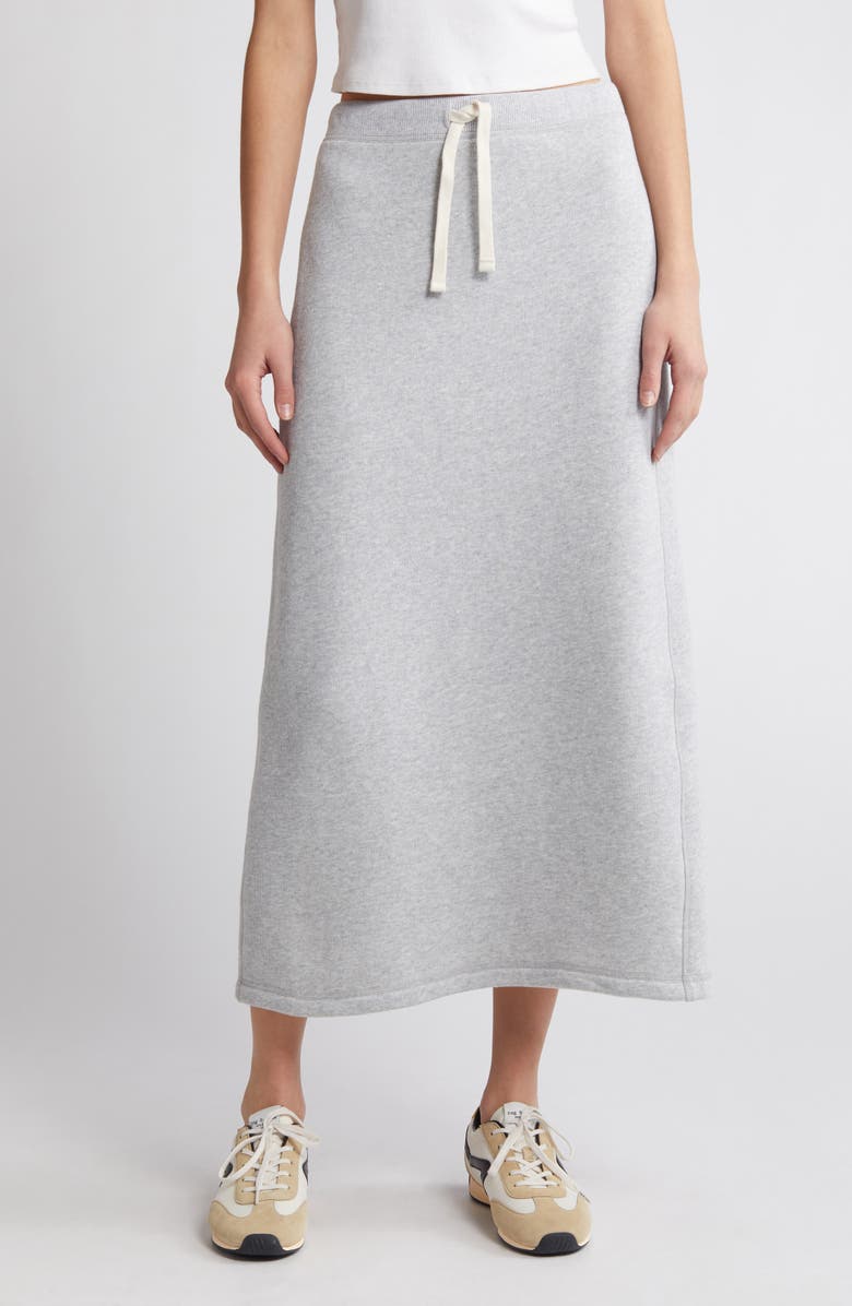 rag & bone Terry Midi Sweater Skirt, Main, color, 