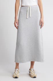 rag & bone Terry Midi Sweater Skirt