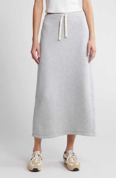 rag & bone Terry Midi Sweater Skirt