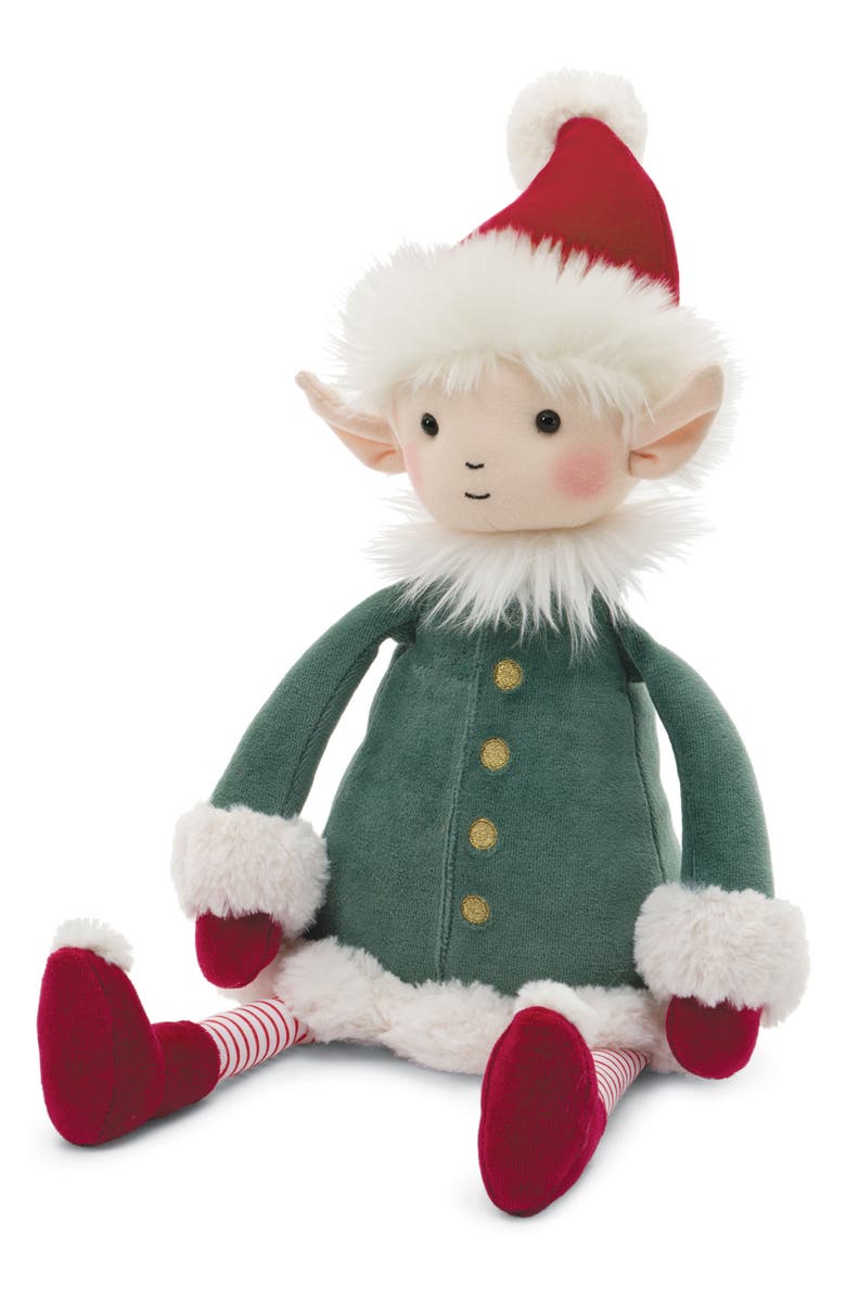 Jellycat Elf Stuffed Doll, Main, color, 