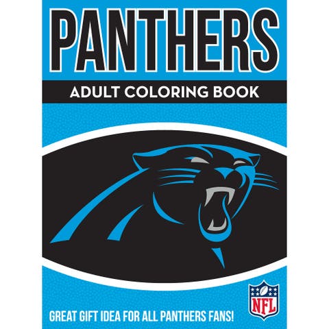 In the Sports Zone   NFL Adult Coloring Book, Carolina Panthers