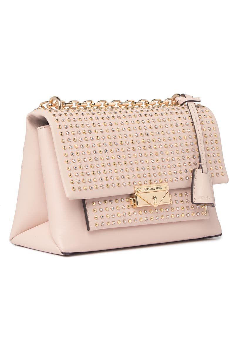 MICHAEL Michael Kors Cece Studded Leather Chain Shoulder Bag, Main, color,