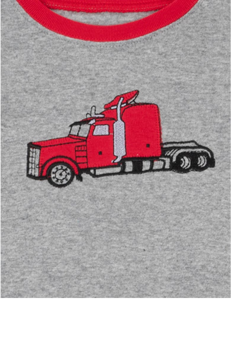 Leveret Kids Cotton Two-Piece Printed Pajamas, Vehicles & Machines, Alternate, color, Trailer