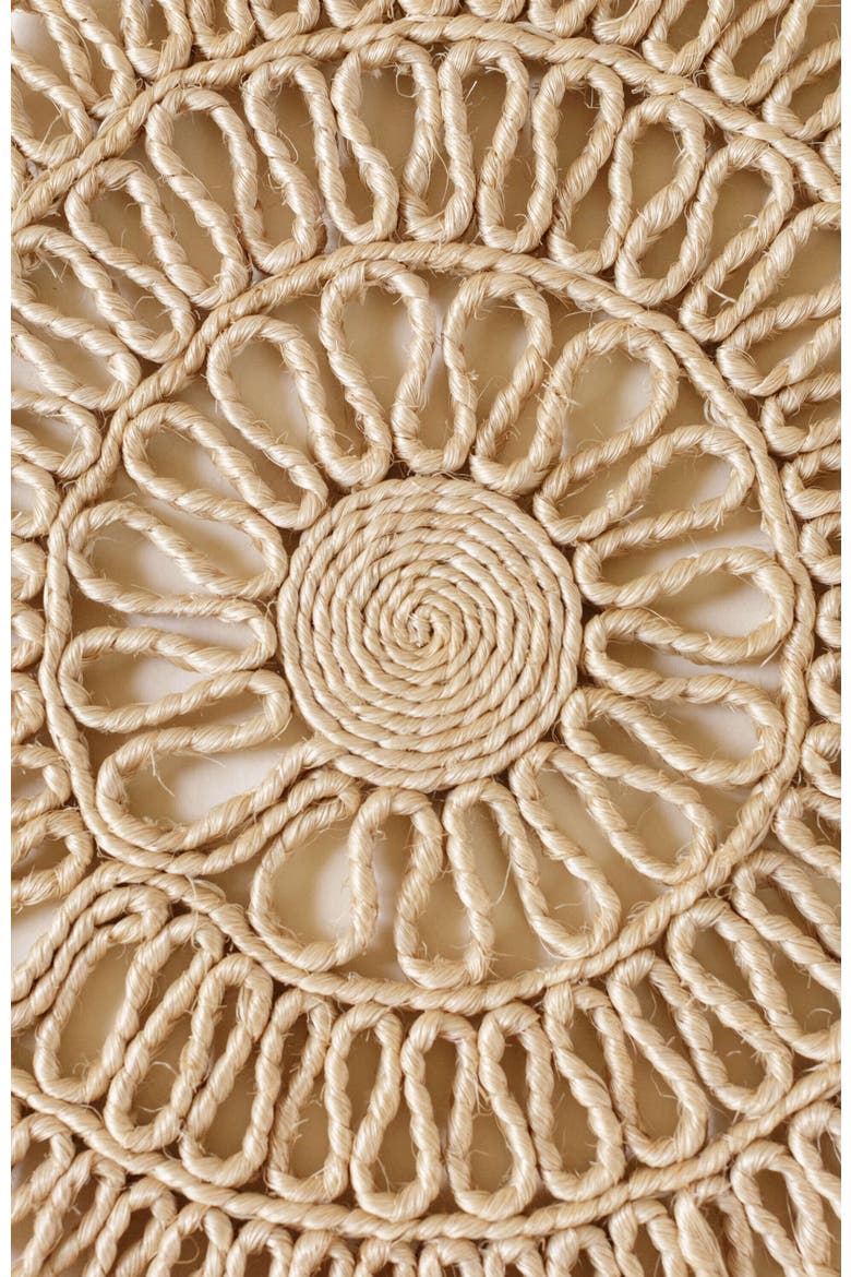 Lattice Placemat White Sisal, Alternate, color, Natural