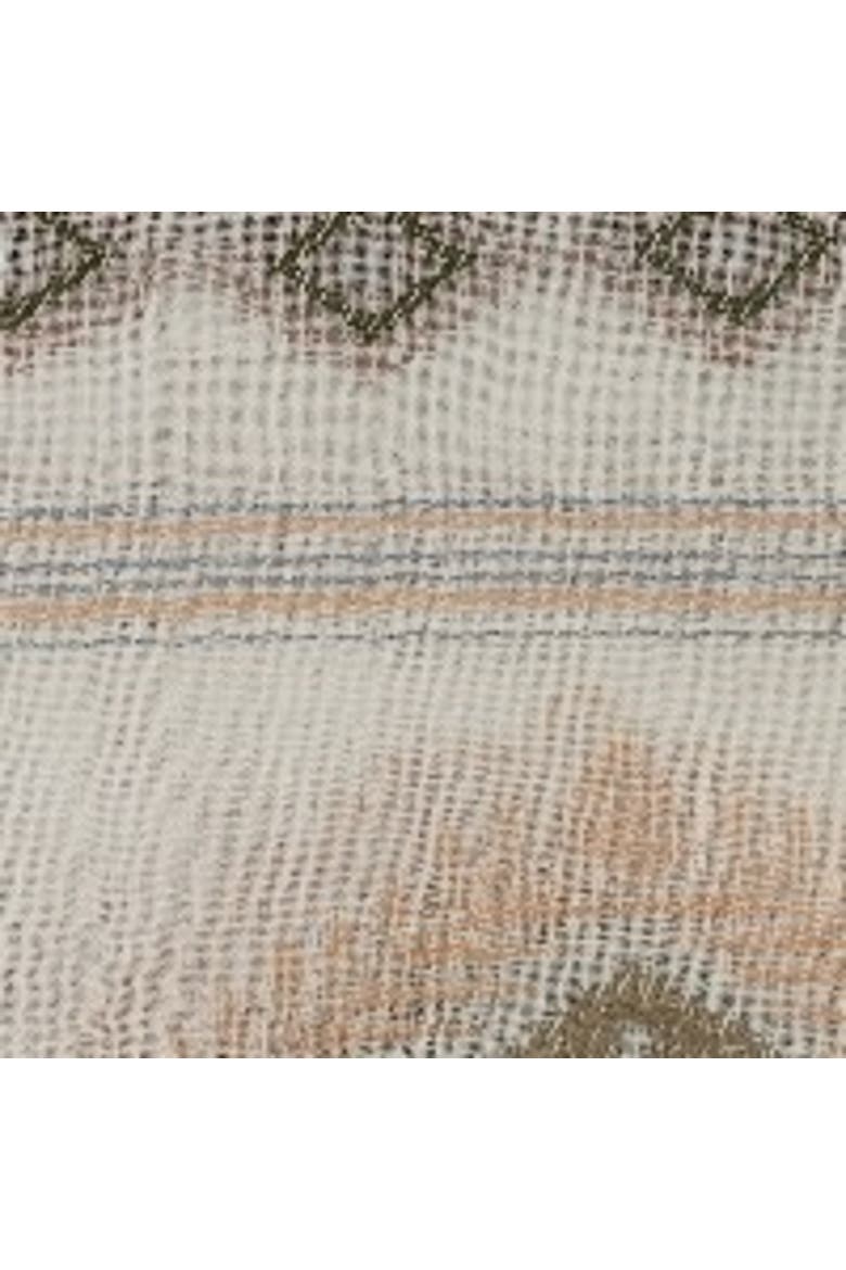 Delia Printed Scarf, Alternate, color, Khaki Green