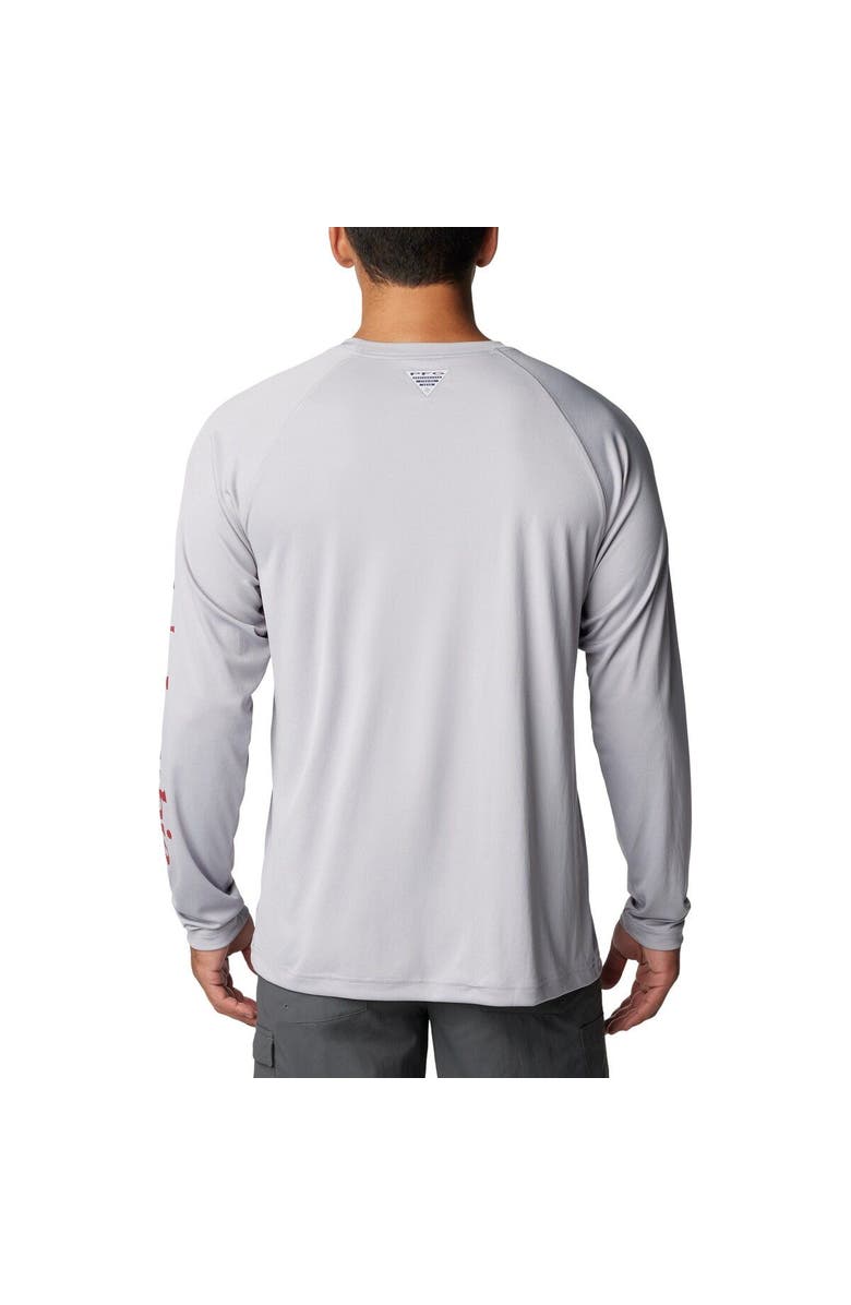 Columbia Men's Columbia Gray Alabama Crimson Tide Terminal Tackle Omni-Shade Raglan Long Sleeve T-Shirt, Alternate, color, Gray