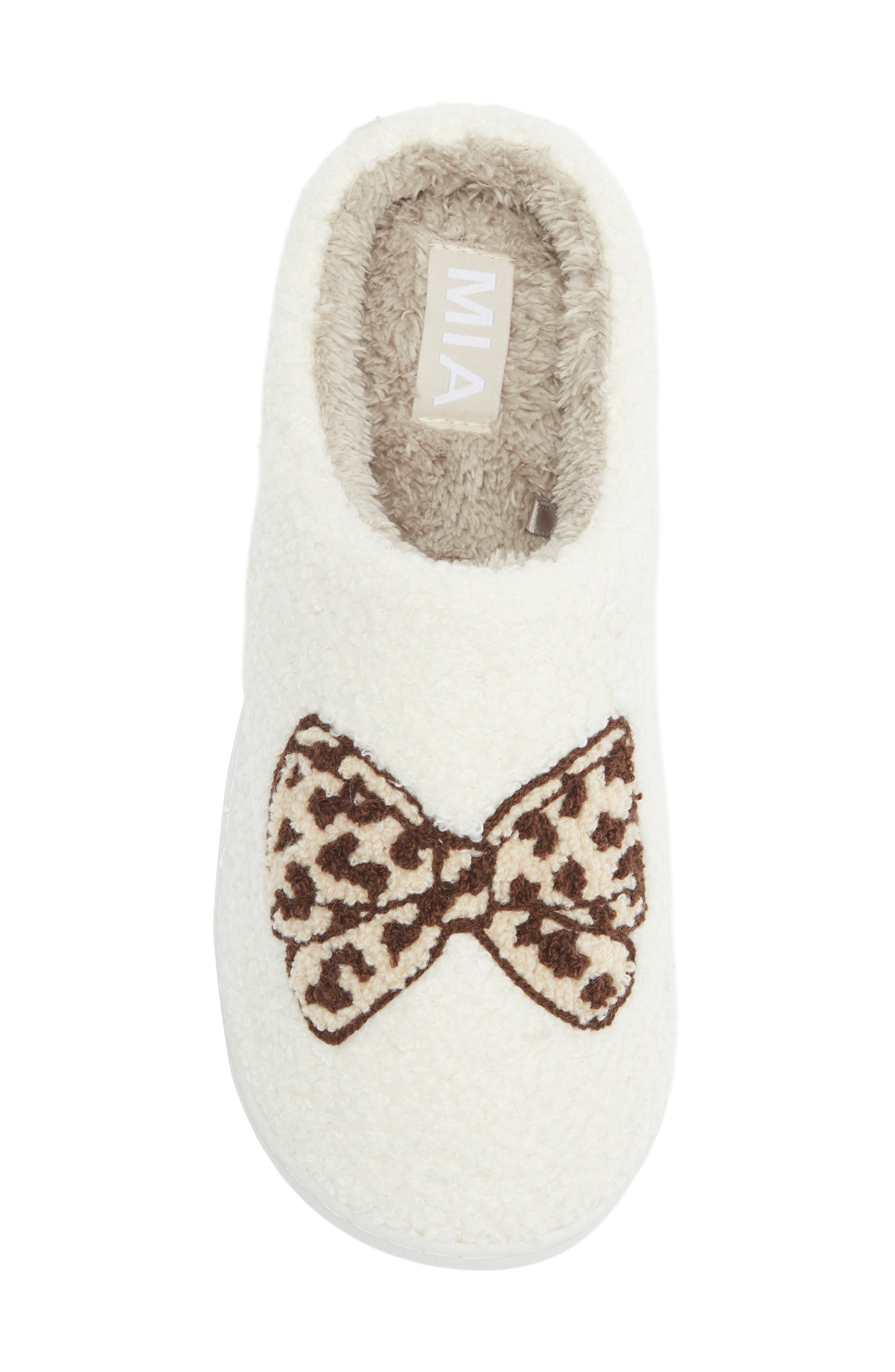 MIA Cozi Slipper, Alternate, color, Leopard Bow