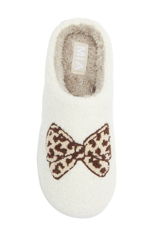 Mia Cozi Slipper In White