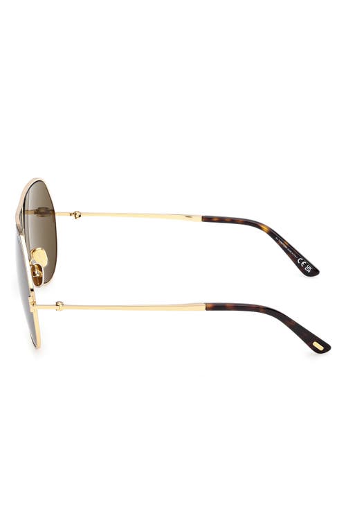 Tom Ford Rickie 63mm Oversize Navigator Sunglasses