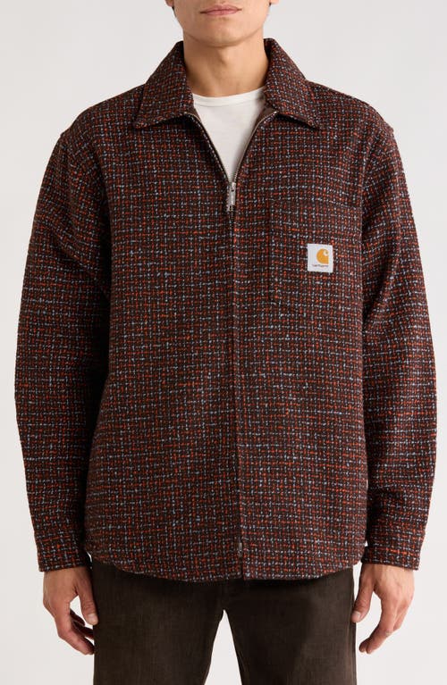 Carhartt Work In Progress Bellamy Shirt Jacket In Brown
