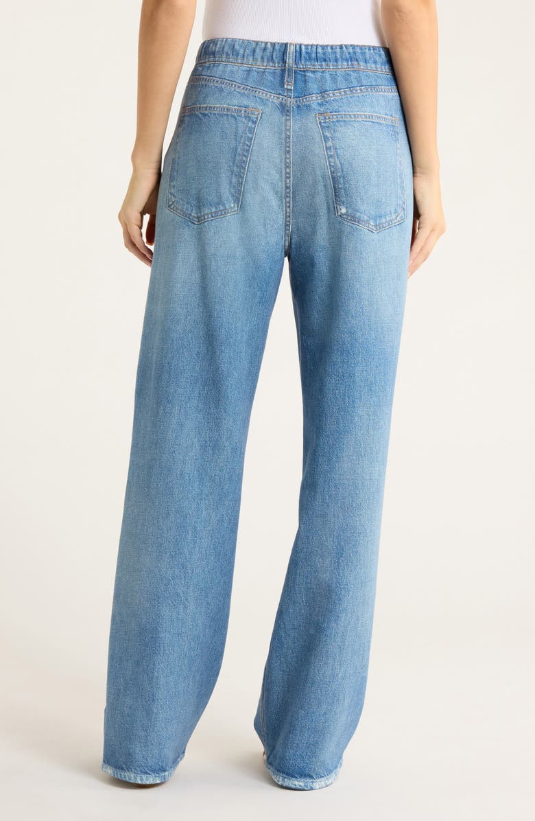 rag & bone rb Miramar Wide Leg Cotton Fleece Sweatpant Jeans, Alternate, color, Frank