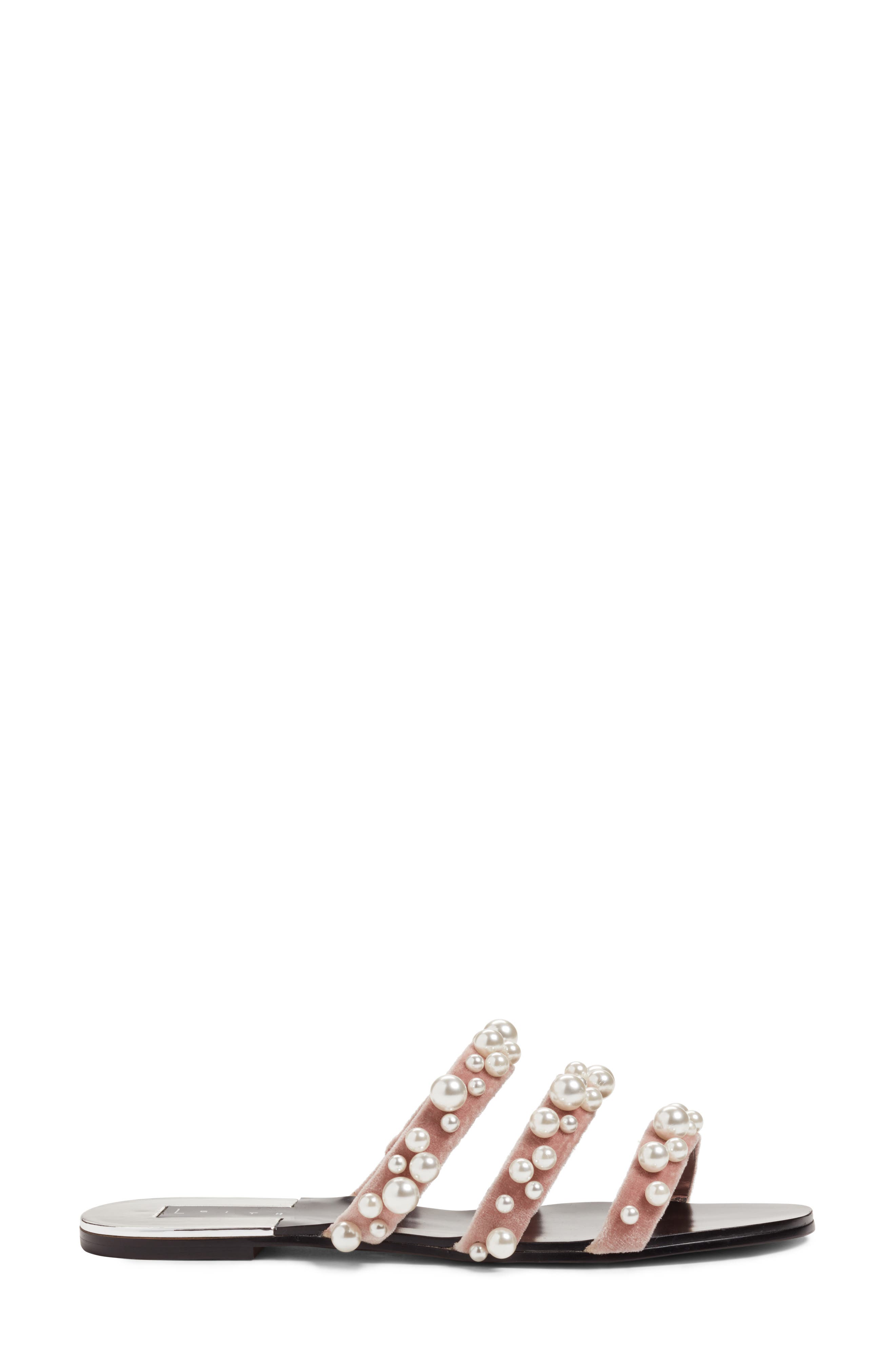 Leith Stunner Embellished Strappy Slide Sandal, Alternate, color, 