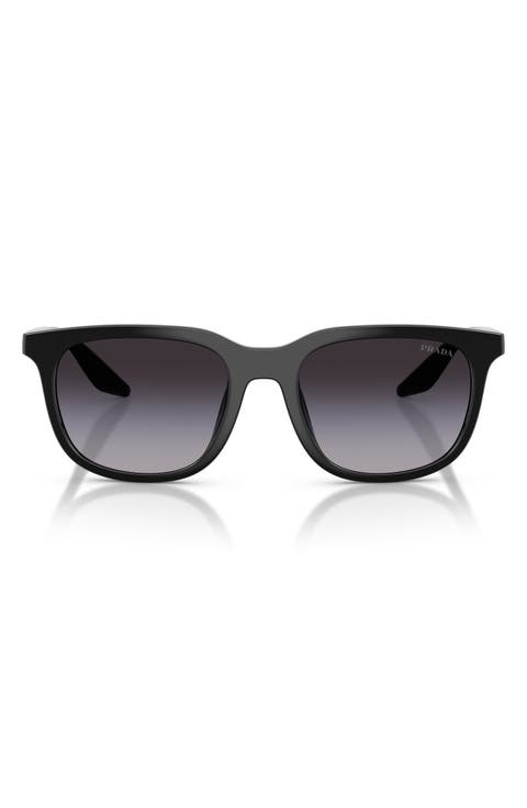 54mm Gradient Pillow Sunglasses