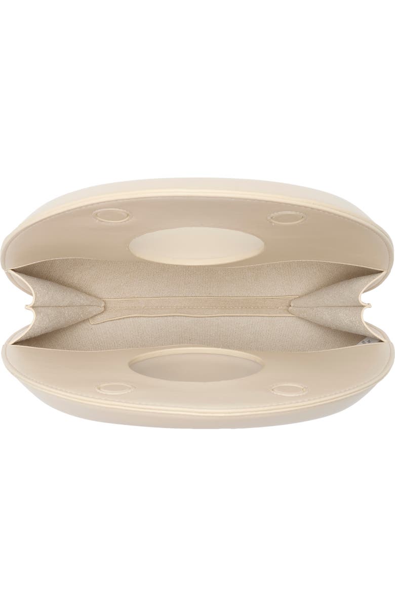 BCBG Circle Handle Molded Hobo Bag, Alternate, color, Cloud