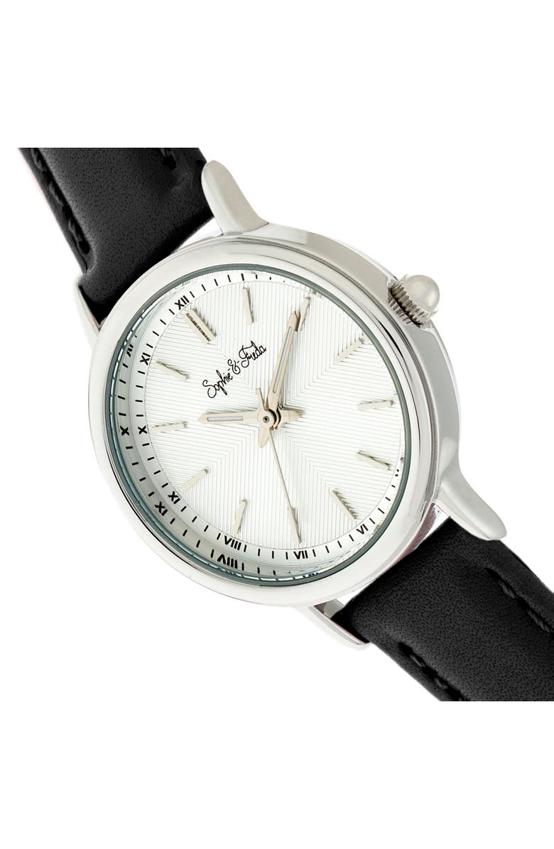 Sophie and Freda Sophie & Freda Berlin Leather-Band Watch, Alternate, color, 
