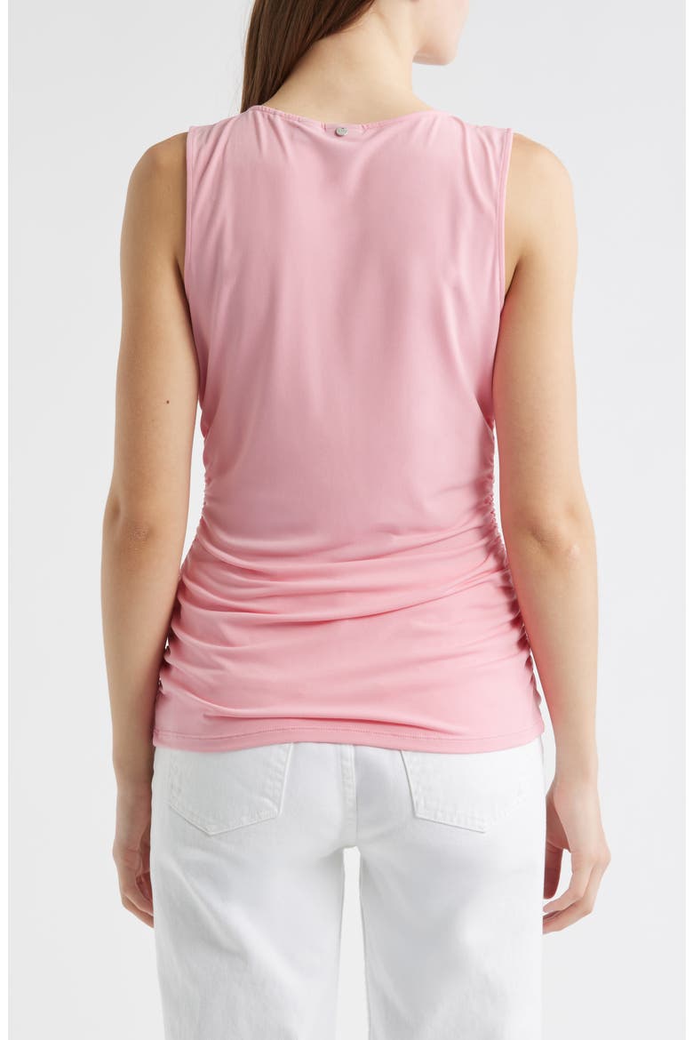 Emacha Ruched Sleeveless Tunic Top, Alternate, color, OPEN PRPLE