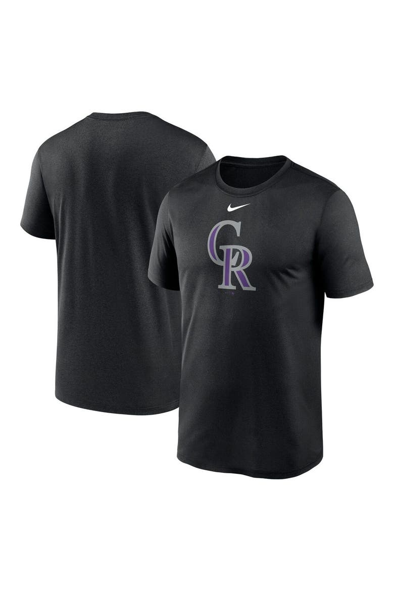 Men's Nike Black Colorado Rockies New Legend Logo T-Shirt, Main, color, Black