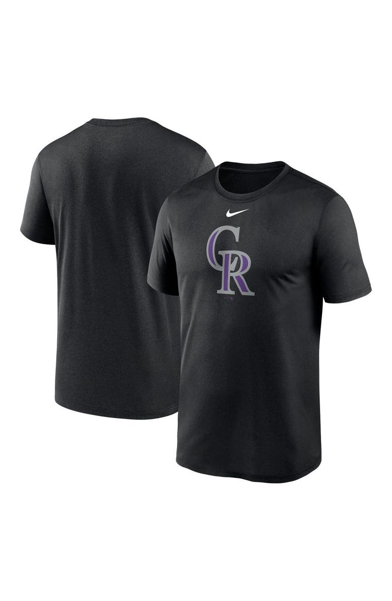 Nike Men's Nike Black Colorado Rockies New Legend Logo T-Shirt, Main, color, Black
