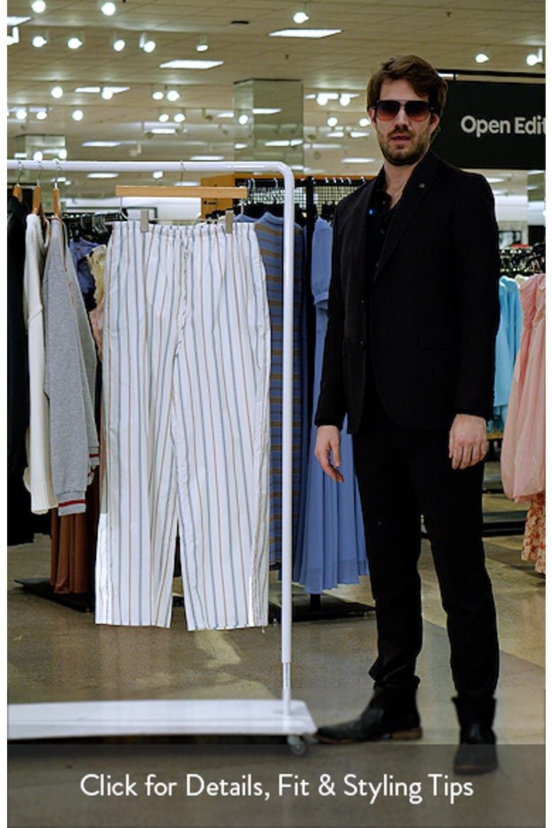 Ember Stripe Drawstring Cotton Pants video